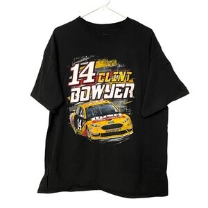 Stewart-Haas Black Racing #14 Clint Bowyer T-Shirt // 2XL